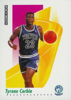 #169 Tyrone Corbin - Minnesota Timberwolves - 1991-92 SkyBox Basketball