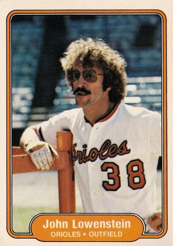 #169 John Lowenstein - Baltimore Orioles - 1982 Fleer Baseball