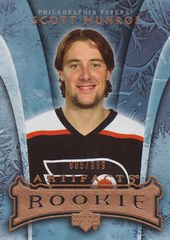 #169 Scott Munroe - Philadelphia Flyers - 2007-08 Upper Deck Artifacts Hockey