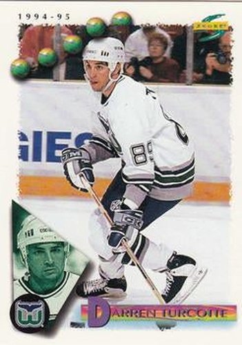 #169 Darren Turcotte - Hartford Whalers - 1994-95 Score Hockey