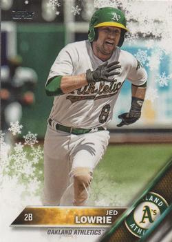 #HMW169 Jed Lowrie - Oakland Athletics - 2016 Topps Holiday Baseball