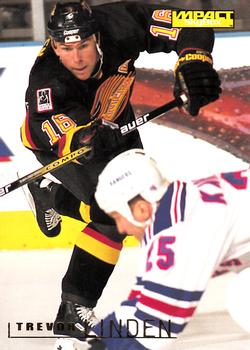 #169 Trevor Linden - Vancouver Canucks - 1995-96 SkyBox Impact Hockey