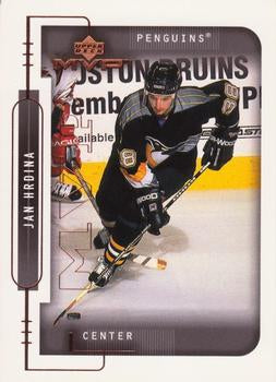 #169 Jan Hrdina - Pittsburgh Penguins - 1999-00 Upper Deck MVP Hockey