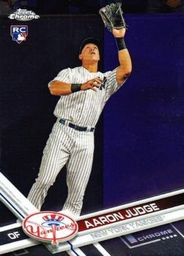 #169 Aaron Judge - New York Yankees - 2017 Topps Chrome Baseball