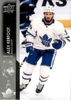 #169 Alex Kerfoot - Toronto Maple Leafs - 2021-22 Upper Deck Hockey