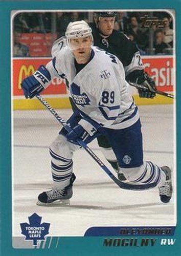 #169 Alexander Mogilny - Toronto Maple Leafs - 2003-04 Topps Hockey
