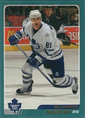 #169 Alexander Mogilny - Toronto Maple Leafs - 2003-04 O-Pee-Chee Hockey