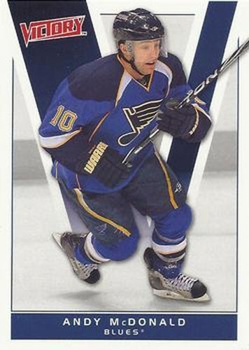 #169 Andy McDonald - St. Louis Blues - 2010-11 Upper Deck Victory Hockey