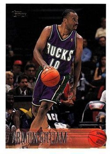#169 Armon Gilliam - Milwaukee Bucks - 1996-97 Topps Basketball