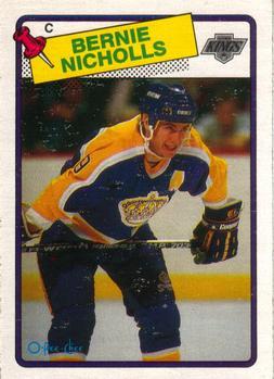 #169 Bernie Nicholls - Los Angeles Kings - 1988-89 O-Pee-Chee Hockey