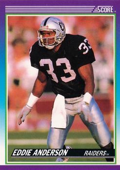 #169 Eddie Anderson - Los Angeles Raiders - 1990 Score Football