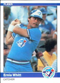 #169 Ernie Whitt - Toronto Blue Jays - 1984 Fleer Baseball