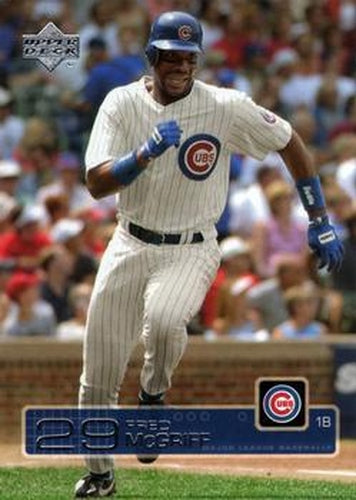 #169 Fred McGriff - Chicago Cubs - 2003 Upper Deck Baseball