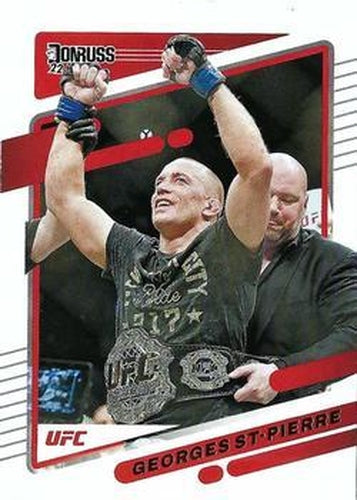 #169 Georges St-Pierre - 2022 Donruss UFC MMA