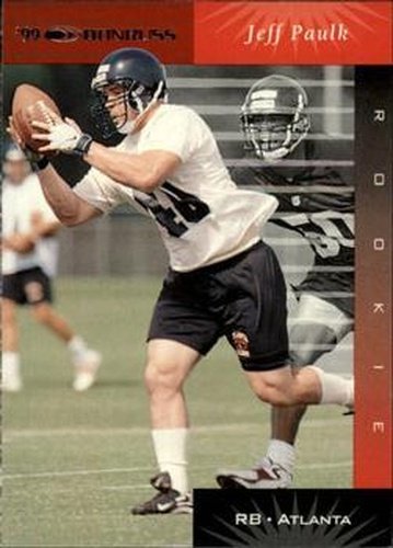 #169 Jeff Paulk - Atlanta Falcons - 1999 Donruss Football