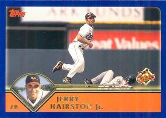 #169 Jerry Hairston Jr. - Baltimore Orioles - 2003 Topps Baseball