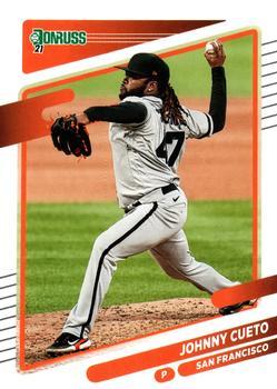 #169 Johnny Cueto - San Francisco Giants - 2021 Donruss Baseball