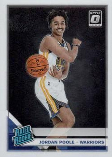 #169 Jordan Poole - Golden State Warriors - 2019-20 Donruss Optic Basketball