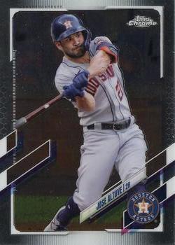 #169 Jose Altuve - Houston Astros - 2021 Topps Chrome Baseball