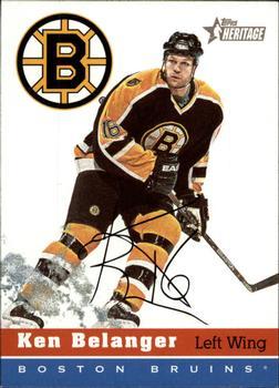 #169 Ken Belanger - Boston Bruins - 2000-01 Topps Heritage Hockey