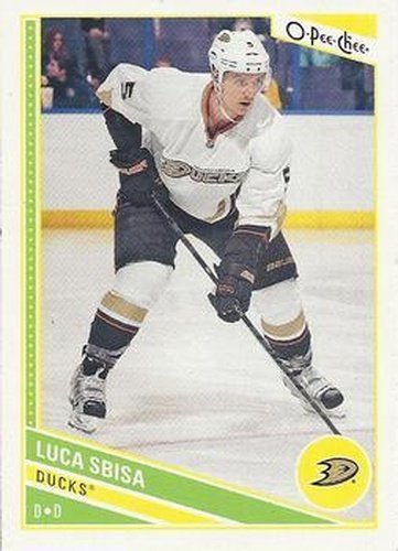 #169 Luca Sbisa - Anaheim Ducks - 2013-14 O-Pee-Chee Hockey