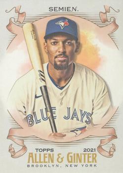 #169 Marcus Semien - Toronto Blue Jays - 2021 Topps Allen & Ginter Baseball