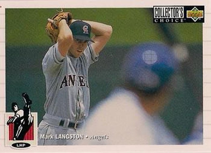 #169 Mark Langston - California Angels - 1994 Collector's Choice Baseball