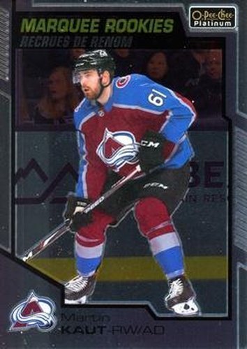 #169 Martin Kaut - Colorado Avalanche - 2020-21 O-Pee-Chee Platinum Hockey