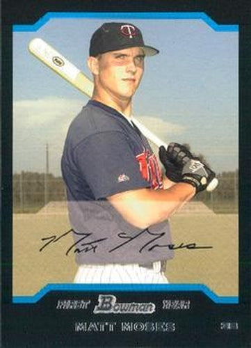 #169 Matt Moses - Minnesota Twins - 2004 Bowman Baseball