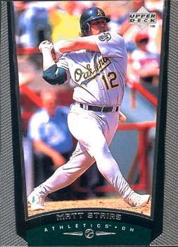 #169 Matt Stairs - Oakland Athletics - 1999 Upper Deck Baseball