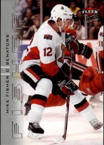 #169 Mike Fisher - Ottawa Senators - 2009-10 Ultra Hockey