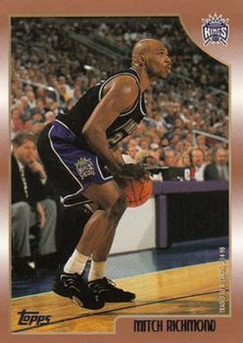 #169 Mitch Richmond - Sacramento Kings - 1998-99 Topps Basketball