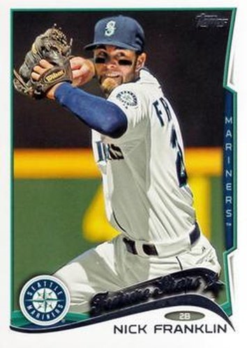 #169 Nick Franklin - Seattle Mariners - 2014 Topps Baseball