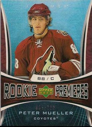 #169 Peter Mueller - Phoenix Coyotes - 2007-08 Upper Deck Trilogy Hockey