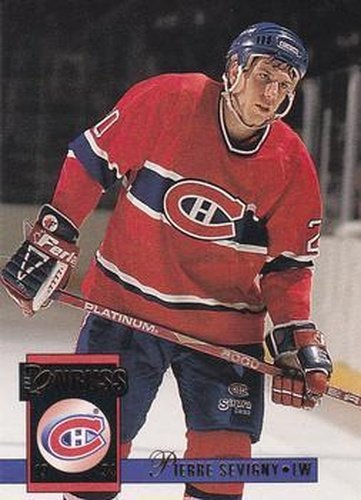 #169 Pierre Sevigny - Montreal Canadiens - 1993-94 Donruss Hockey