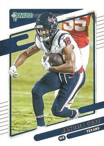 #169 Randall Cobb - Houston Texans - 2021 Donruss Football