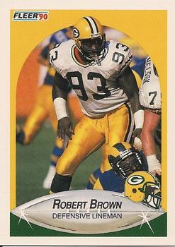 #169 Robert Brown - Green Bay Packers - 1990 Fleer Football