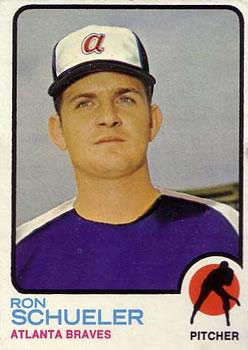 #169 Ron Schueler - Atlanta Braves - 1973 Topps Baseball