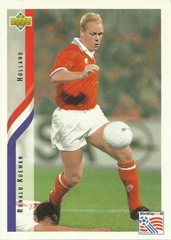 #169 Ronald Koeman - Netherlands - 1994 Upper Deck World Cup Contenders English/Spanish Soccer