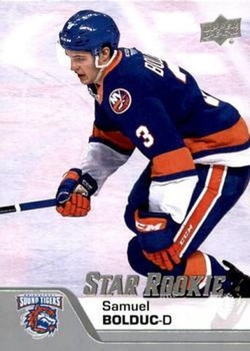 #169 Samuel Bolduc - Bridgeport Sound Tigers - 2020-21 Upper Deck AHL Hockey