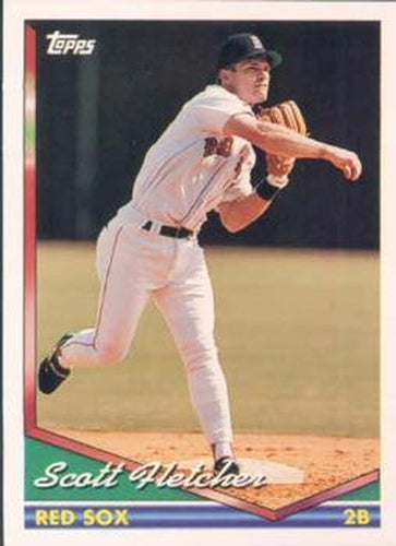 #169 Scott Fletcher - Boston Red Sox - 1994 Topps Baseball