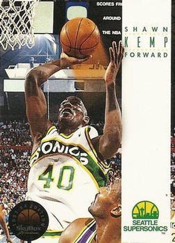 #169 Shawn Kemp - Seattle SuperSonics - 1993-94 SkyBox Premium Basketball