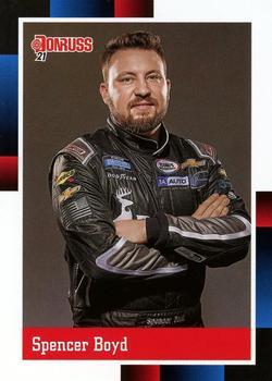 #169 Spencer Boyd - Young's Motorsports - 2021 Donruss Racing