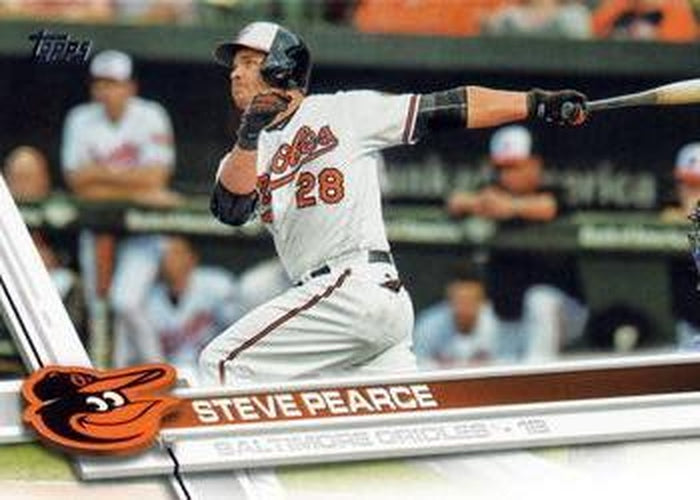 #169 Steve Pearce - Baltimore Orioles - 2017 Topps Baseball