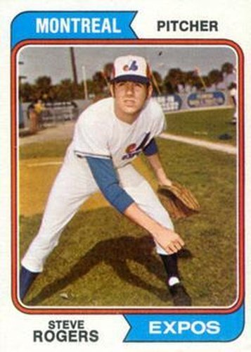 #169 Steve Rogers - Montreal Expos - 1974 Topps Baseball