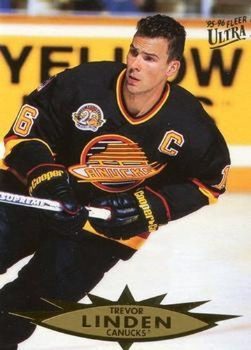 #169 Trevor Linden - Vancouver Canucks - 1995-96 Ultra Hockey