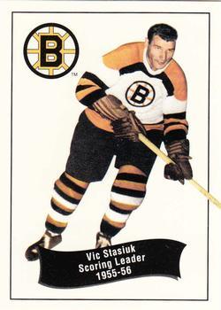 #169 Vic Stasiuk - Boston Bruins - 1994 Parkhurst Missing Link 1956-57 Hockey