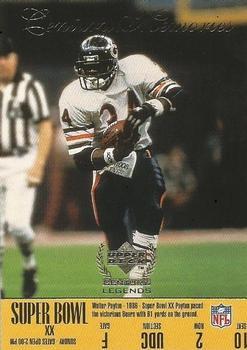 #169 Walter Payton - Chicago Bears - 1999 Upper Deck Century Legends Football