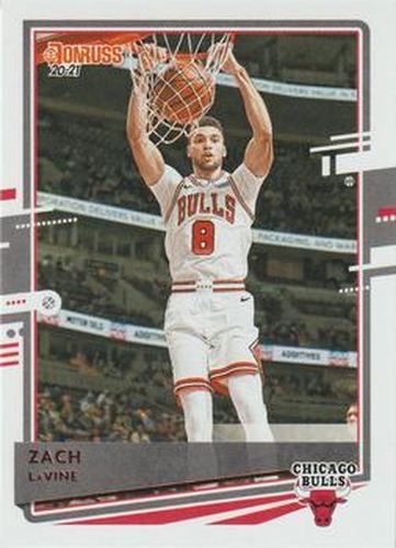 #169 Zach LaVine - Chicago Bulls - 2020-21 Donruss Basketball