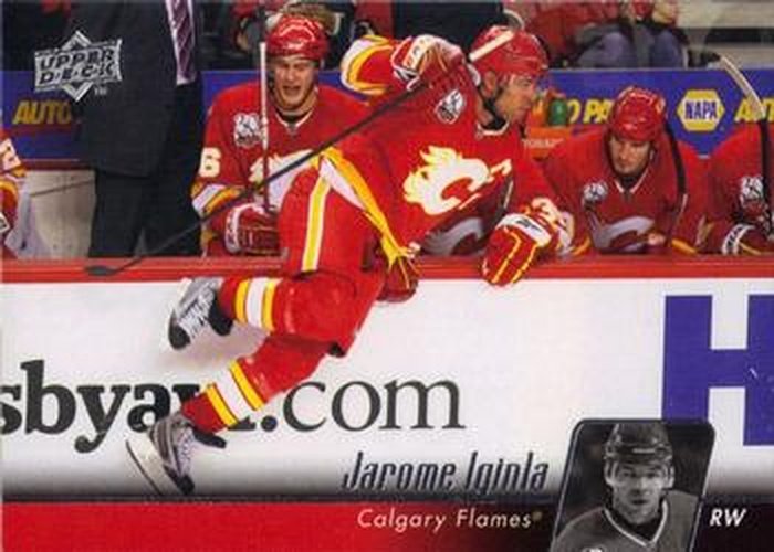 #169 Jarome Iginla - Calgary Flames - 2010-11 Upper Deck Hockey